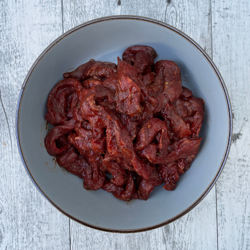 Smokey BBQ Marinated Beef Stir Fry Strips - Approx 400g