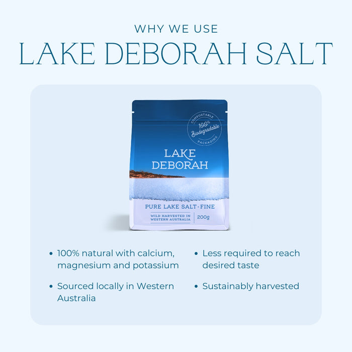 Lake Deborah Pure Lake Fine Cooking Salt - 5kg Bulk Tub