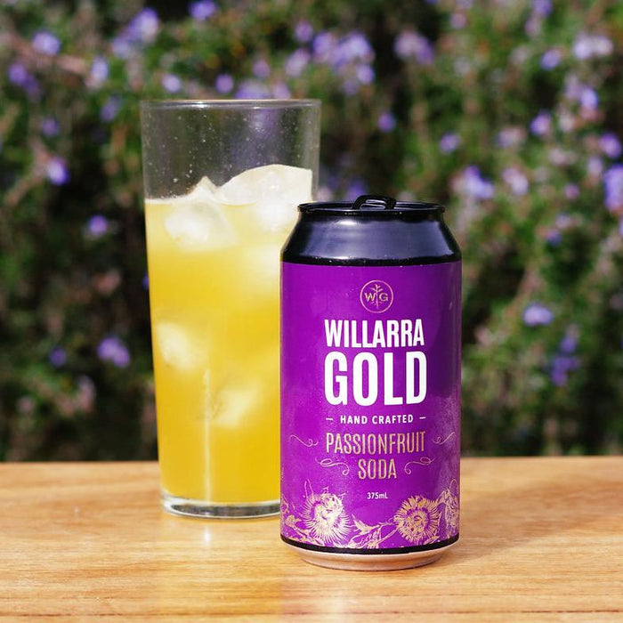 Willarra Gold Passionfruit Soda - 375ml