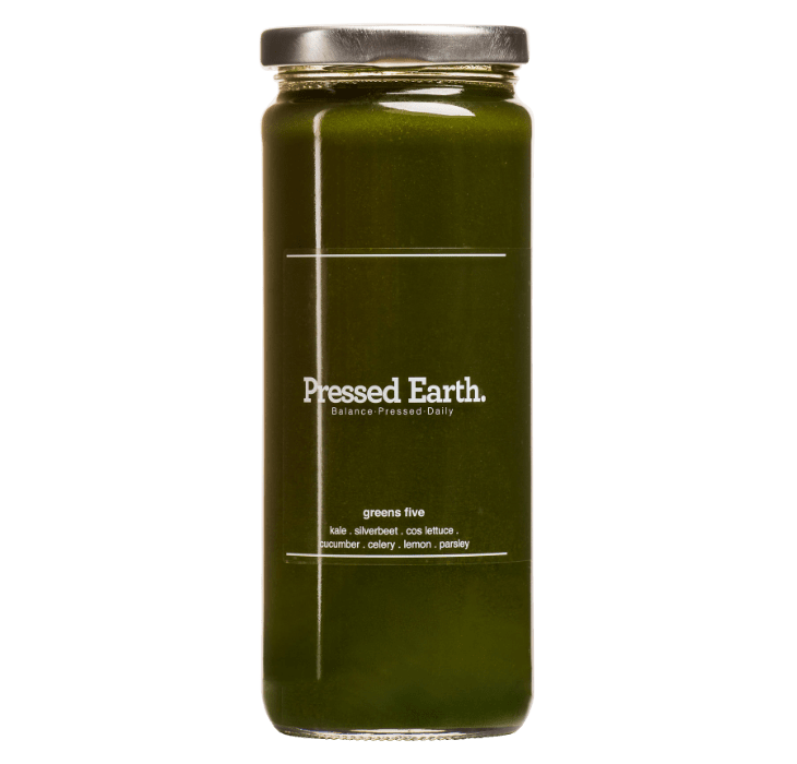Pressed Earth Cold Pressed Juice - Greens Five - 467ml
