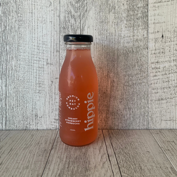 Hippie Kombucha Creamy Strawberry