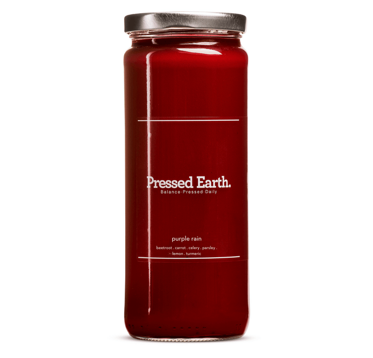 Pressed Earth Cold Pressed Juice - Purple Rain - 467ml
