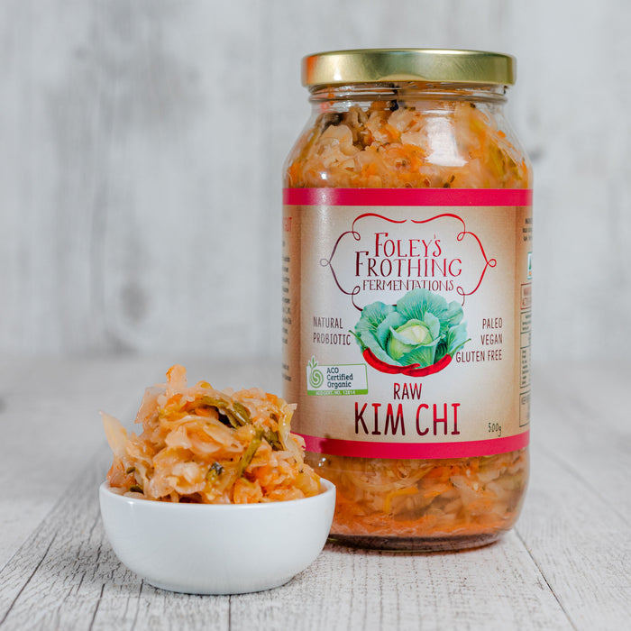 Foley’s Frothing Fermentations - Sauerkraut Raw Kim Chi - 500g