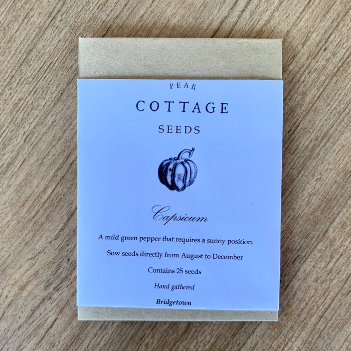 Pear Cottage Capsicum Seeds