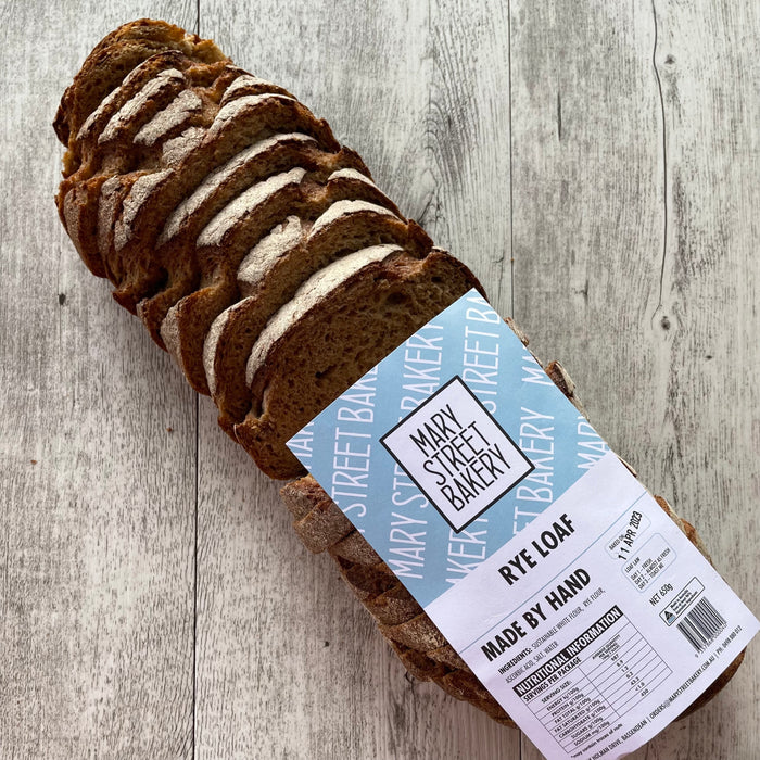 Rye Loaf - Sliced (650g)
