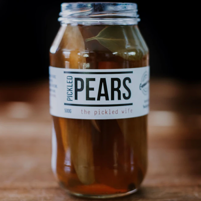 The Pickled Wife Pickled Pears 500g