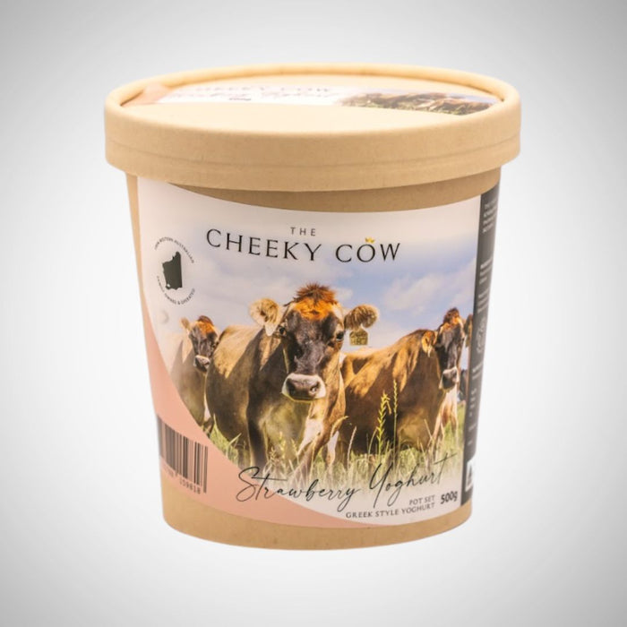 Cheeky Cow Strawberry Yoghurt 500ml