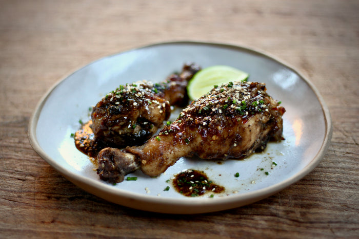 Chicken Drumsticks with Honey, Za'atar and Lemon