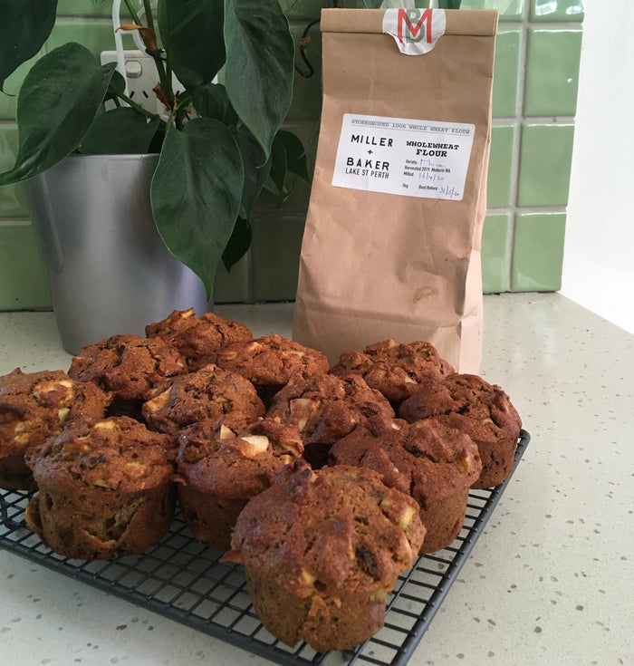 Apple, Date & Walnut Muffins
