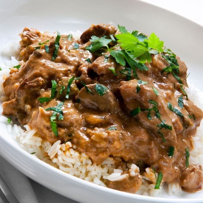Pork Stroganoff