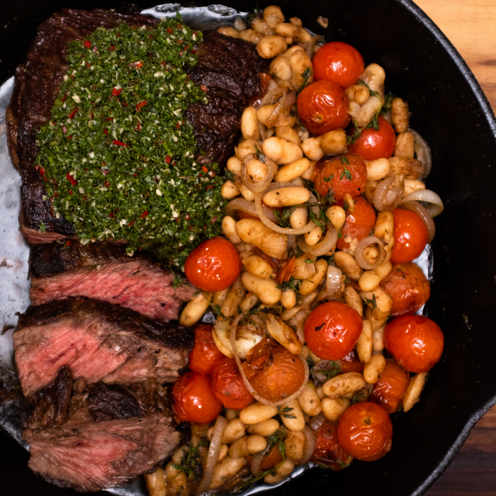 Flank Steak with Chimichurri 