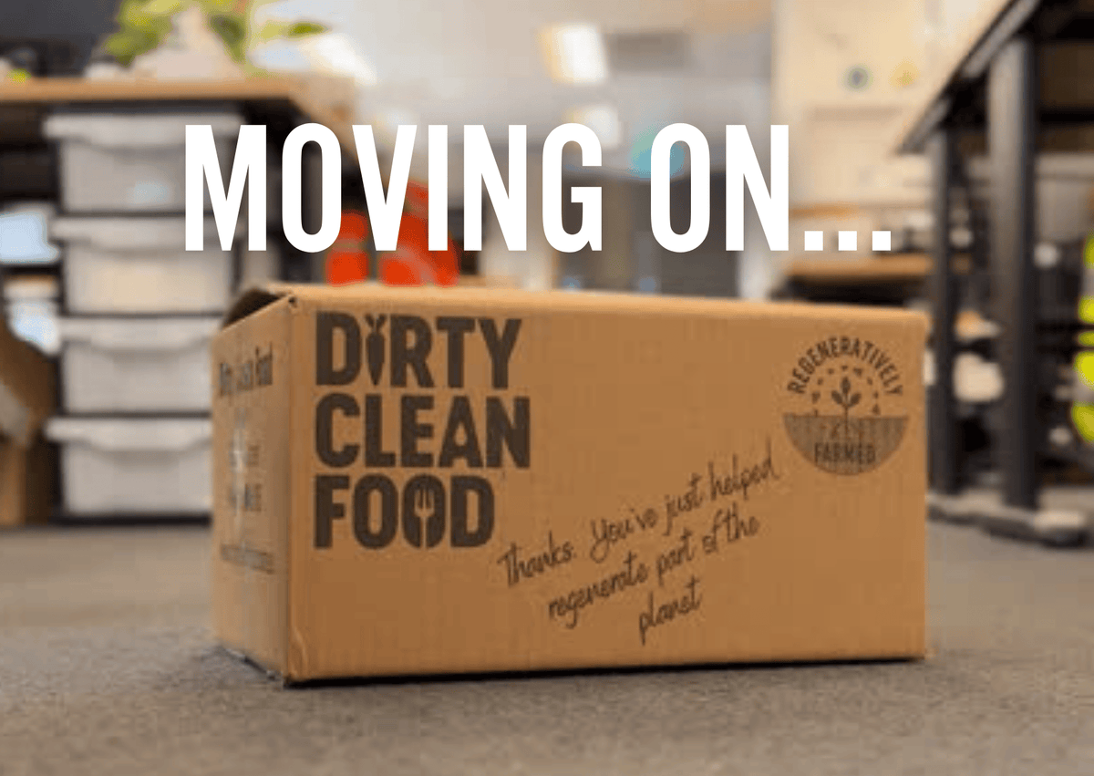 Box at Dirty Clean Food Office