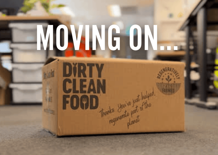 Box at Dirty Clean Food Office