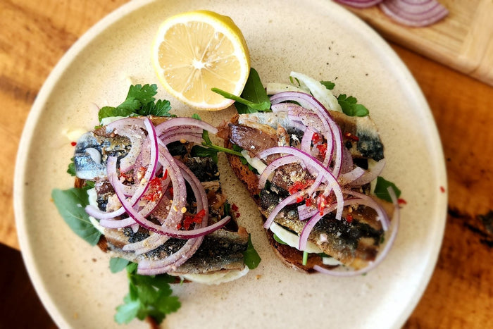 sardines toast