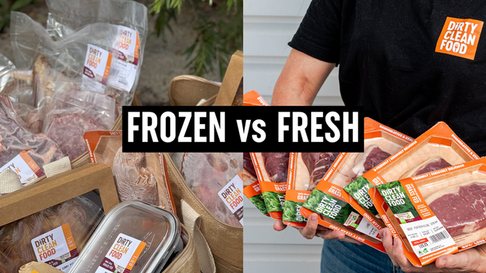 Frozen VS Fresh Meat at Dirty Clean Food