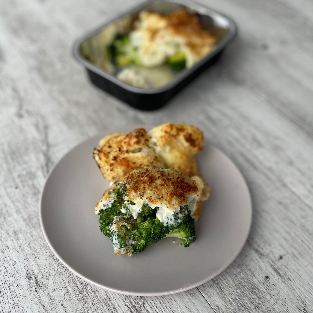 Broccoli + Cauliflower Béchamel Bake (500g) — Dirty Clean Food