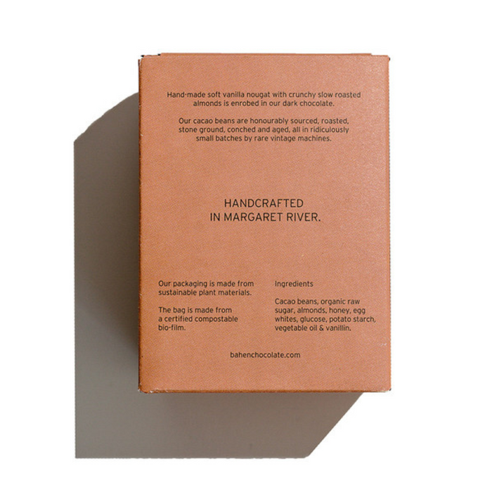 Vanilla & Almond Nougat - Coated Chocolate 100g
