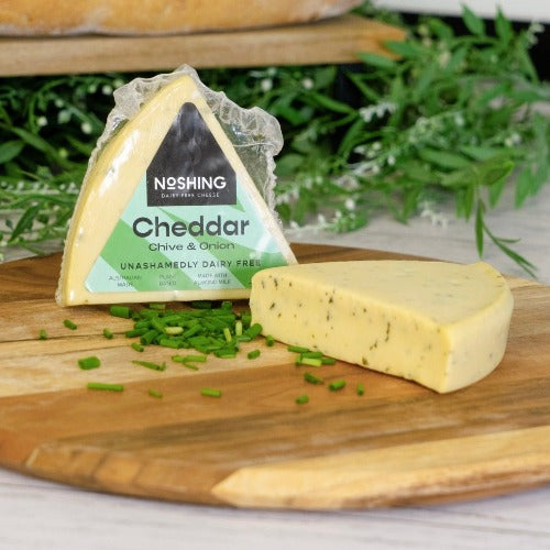 Cheddar with Chive and Onion 150g (Dairy Free)