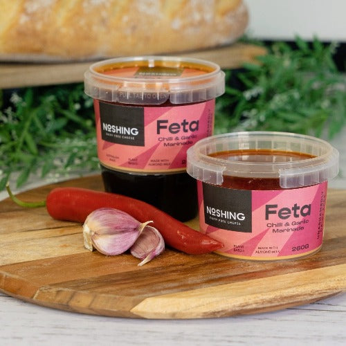 Marinated Feta with Chilli and Garlic 280g (Dairy Free) — Dirty Clean Food