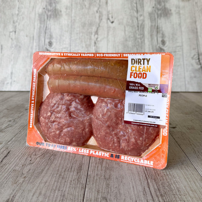 BBQ Beef Burger Pack - for 2