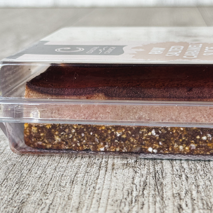 Raw Salted Caramel Slice (2 x 100g bars)
