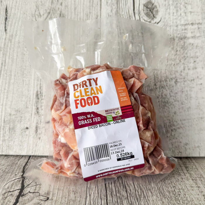 Pork Diced Bacon ~500g