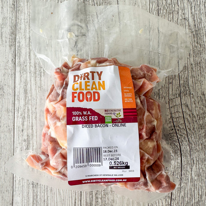 Pork Diced Bacon ~500g