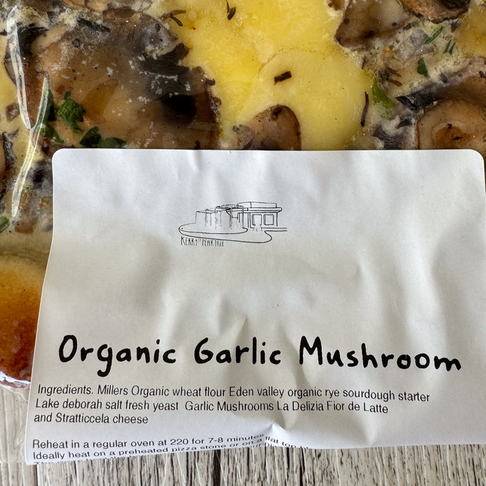 Garlic Mushroom Wood-fired Pizza