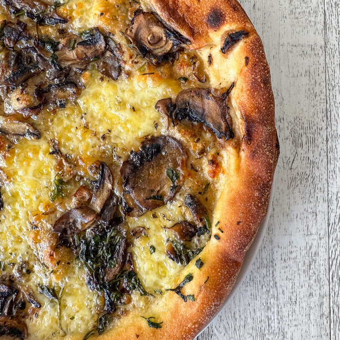 Garlic Mushroom Wood-fired Pizza