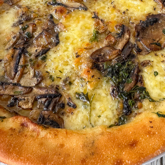 Garlic Mushroom Wood-fired Pizza