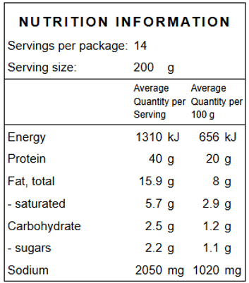 Nitrate Free Half Leg of Ham ~3.5kg