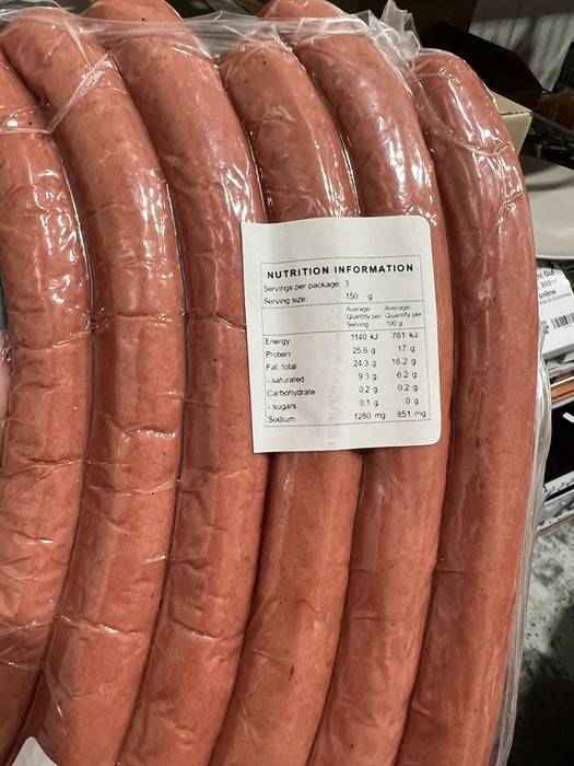 Thin Coney Island Sausage (6 pack)