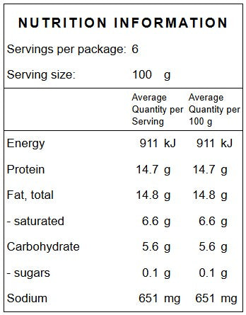 Mutton Sausages 600g
