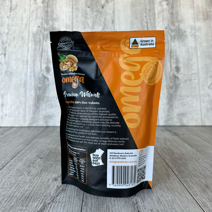 Omega Premium Raw Walnuts- 250g - on special
