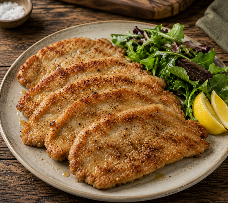 Pork Schnitzel - uncrumbed - 500g