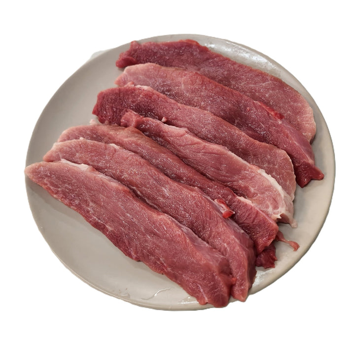 Pork Schnitzel - uncrumbed - 500g