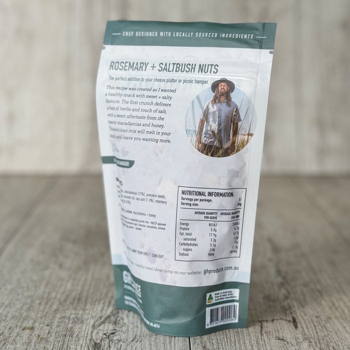 Rosemary + Saltbush Nuts - 170g