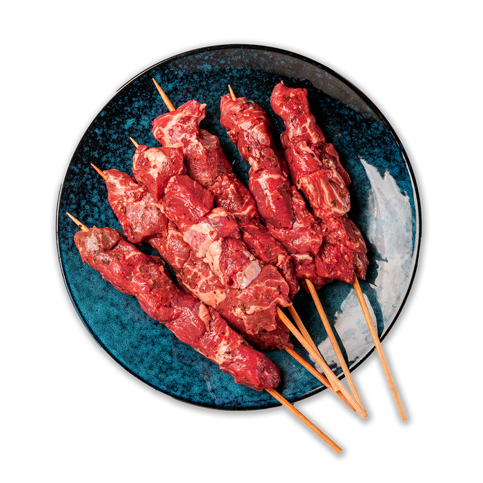 Beef Souvlaki Skewers - 600g (6 pack)