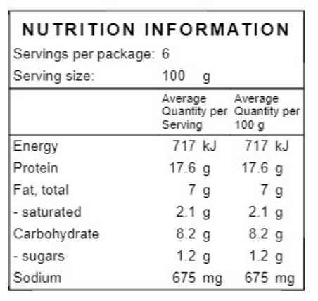 Herb & Garlic Chicken Sausages ~580g