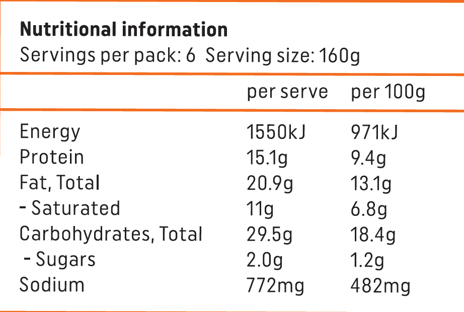 Berbere Lamb Family Pie 960g