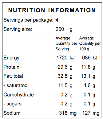 American Style Smoked Pork Ribs - 900g