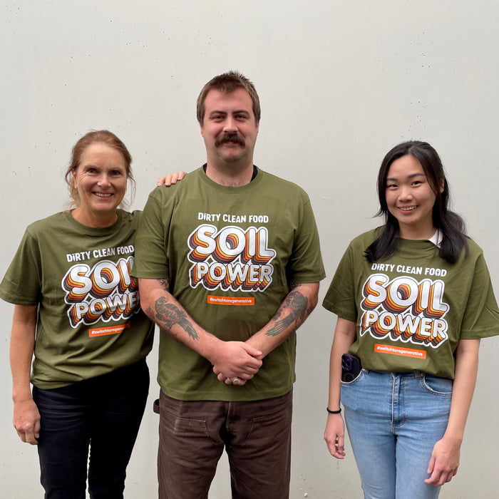 Dirty Clean Food SOIL POWER  T-Shirt