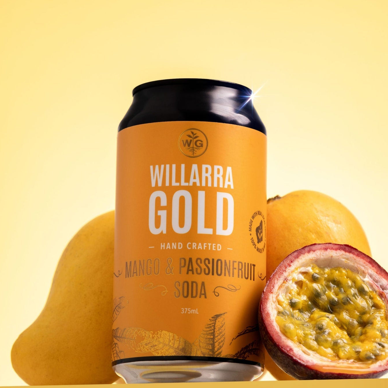 Willarra Gold Mango & Passionfruit Soda - 375ml - on special