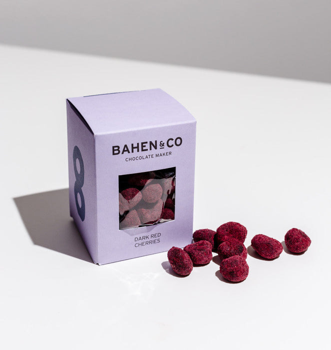 Dark Red Cherries - Coated Chocolate 100g