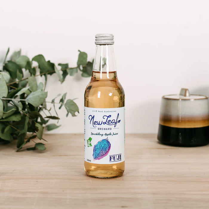 New Leaf Orchard Sparkling Fuji Apple Juice (6-pack)