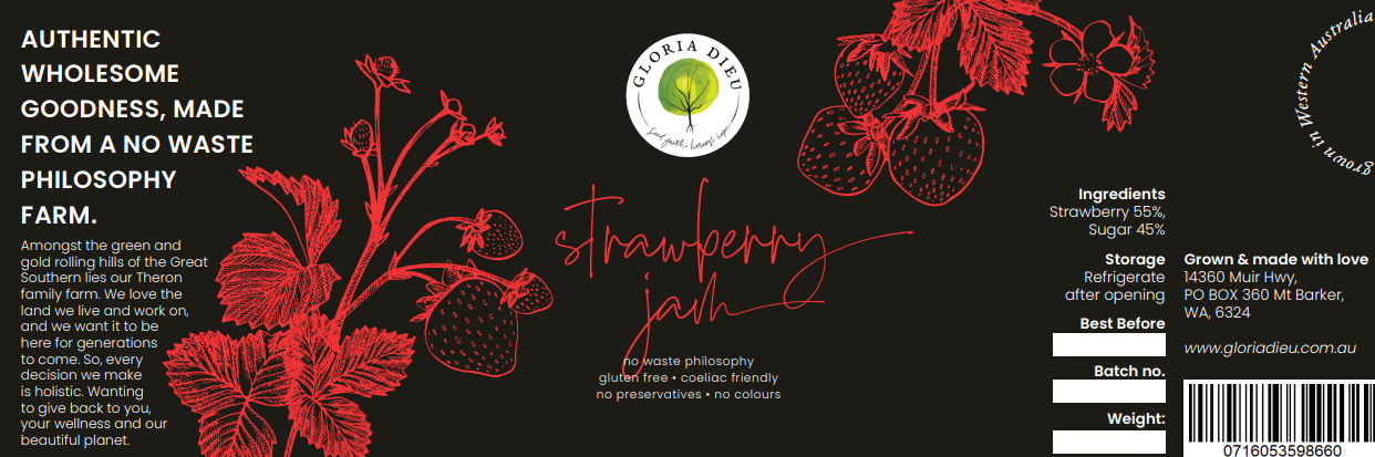 Chunky Strawberry Jam 320g