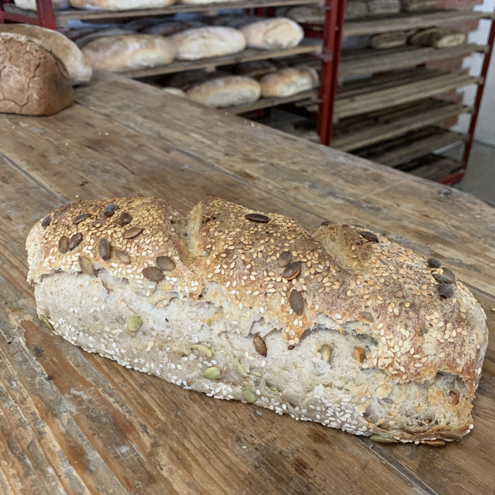 Margaret River Woodfired Bread - Boodji Seeded Sourdough (650g, Yeast Free)