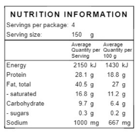 Beef Chilli Sausage - 600g