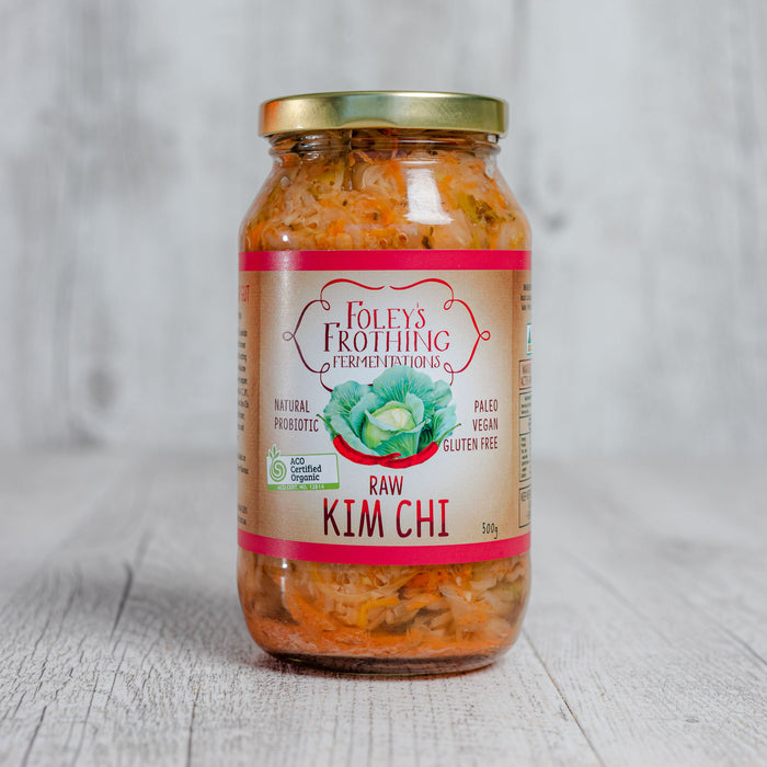 Foley’s Frothing Fermentations - Sauerkraut Raw Kim Chi - 500g
