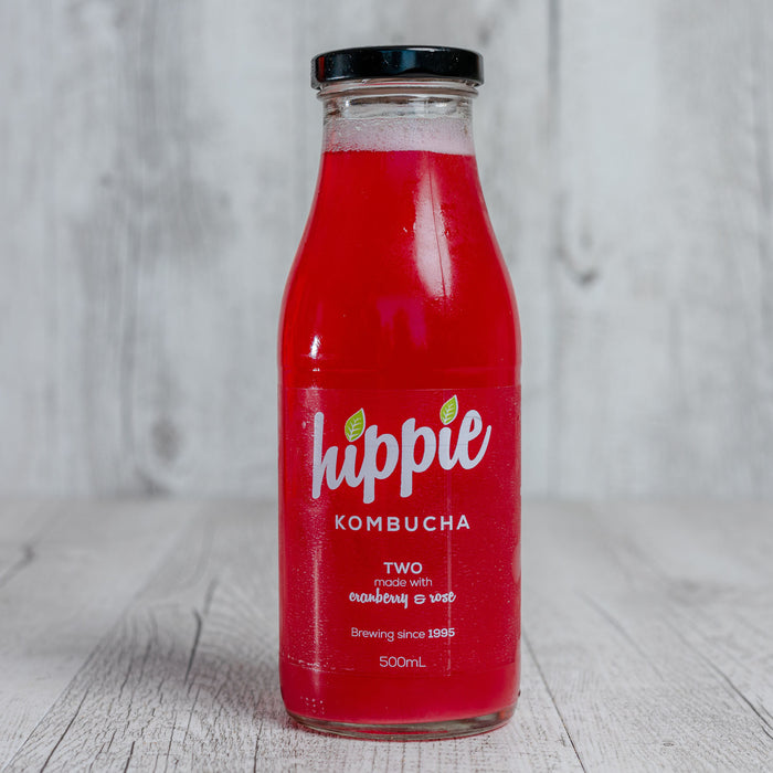 Hippie Kombucha - Cranberry & Rose